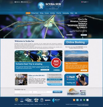 Scuba Sur Diving Network Website 